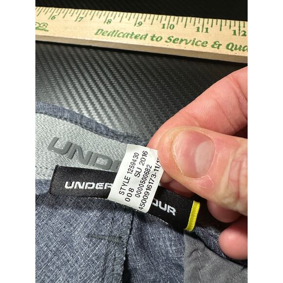 Under Armour Match Play Vented Golf Pants Grey Size 34x32 Breathable Performance - Picture 4 of 13